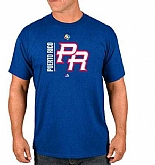Puerto Rico Baseball Majestic 2017 World Baseball Classic Authentic Collection Team Icon T-Shirt Royal,baseball caps,new era cap wholesale,wholesale hats
